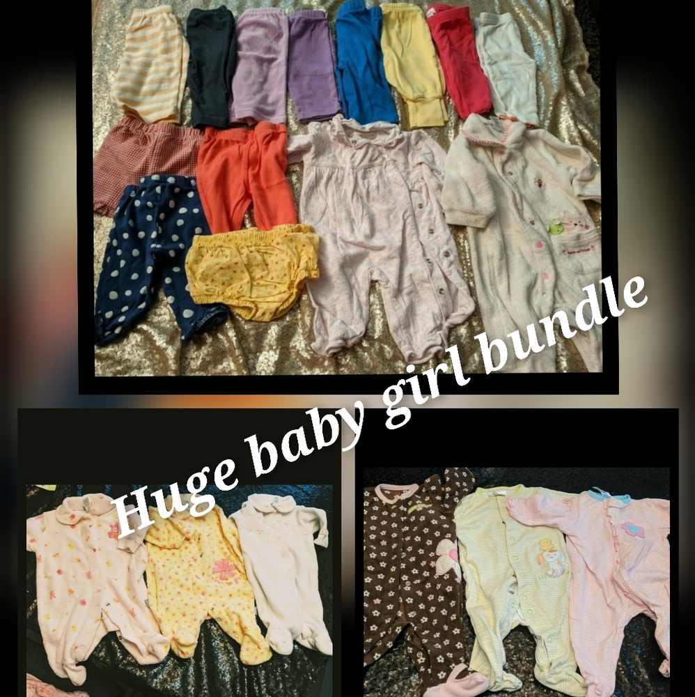 20 piece baby girl bundle